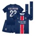 Paris Saint-Germain Randal Kolo Muani #23 Hjemmedraktsett Barn 2024-25 Kortermet (+ Korte bukser)